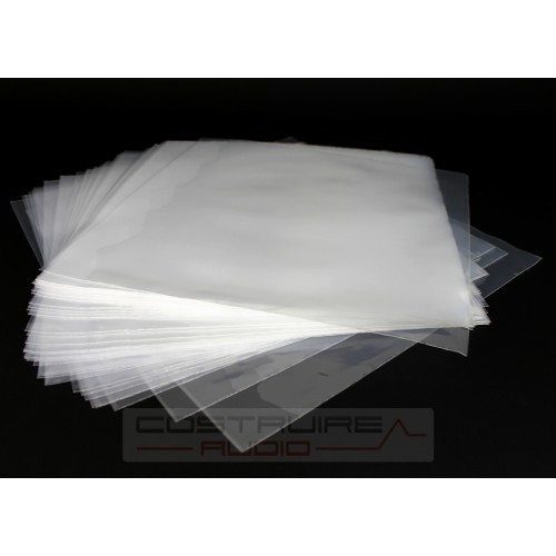 Polyethylene outer envelope standard for vinyl LP 50 pz - Spessore 80µm