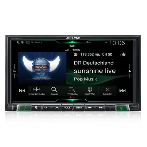 Alpine iLX-702D - Autoradio 2 Din multimediale certificata Apple Car Play e Android Auto