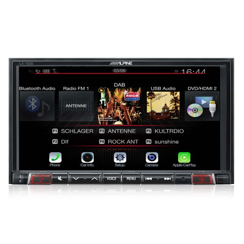 Alpine iLX-702D - Autoradio 2 Din multimediale certificata Apple Car Play e Android Auto Alpine iLX-702D - Autoradio 2 Din multimediale certificata Apple Car Play e Android Auto