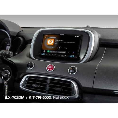 Alpine iLX-702D - Autoradio 2 Din multimediale certificata Apple Car Play e Android Auto