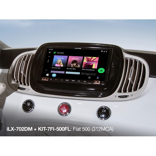 Alpine iLX-702D - Autoradio 2 Din multimediale certificata Apple Car Play e Android Auto