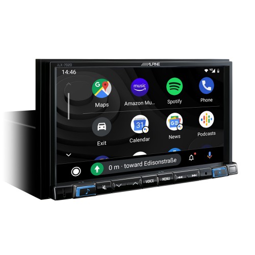 Alpine iLX-702D - Autoradio 2 Din multimediale certificata Apple Car Play e Android Auto