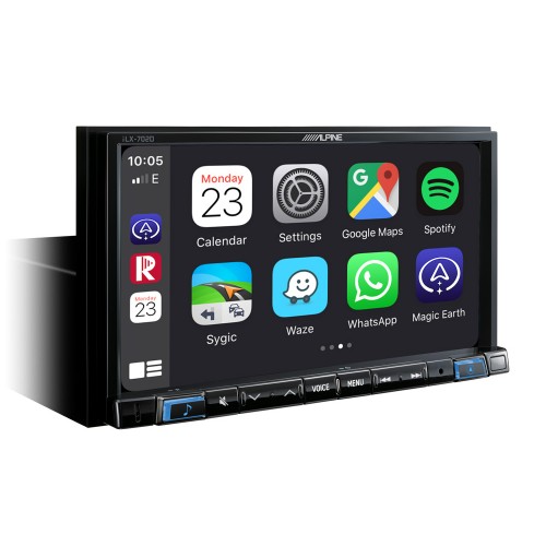 Alpine iLX-702D - Autoradio 2 Din multimediale certificata Apple Car Play e Android Auto