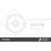 Volt RV3863 Woofer 15" 38 cm - Radial technology