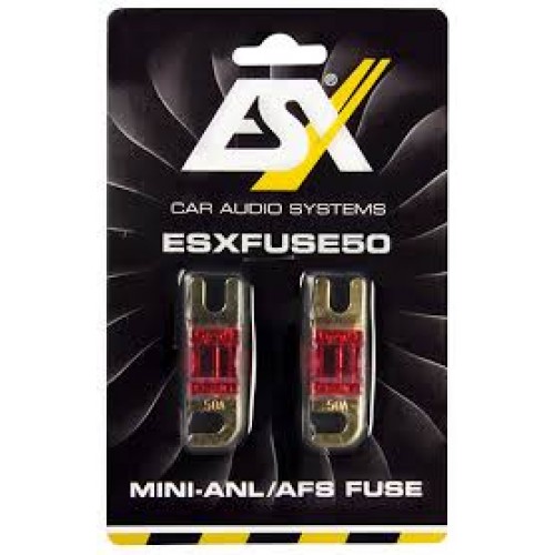 ESX FUSE50 - 50 A Mini-ANL/AFS Fuses, 1 Pair