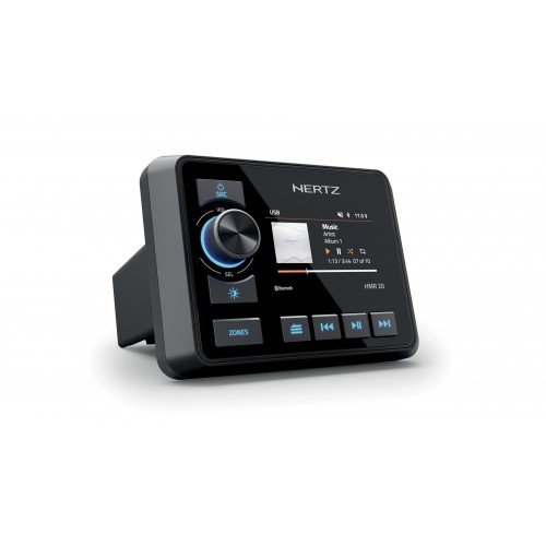HERTZ HMR 20 - ricevitore multimediale nautico con tuner RDS, Bluetooth, USB e DAB + Ready